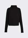 Khaite Lanzino Ribbed Cashmere Turtleneck Sweater In Multi