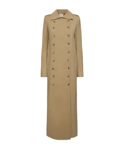 Khaite Lapel Long-sleeved Coat