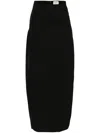 Khaite Lauson Skirt In Black