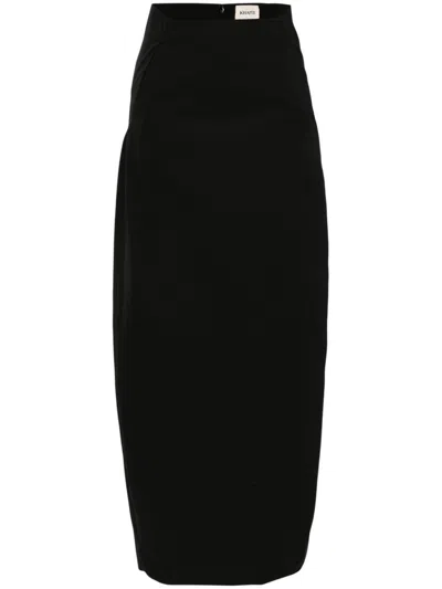 Khaite Lauson Skirt In Black