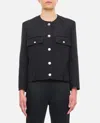 Khaite The Laybin Bomber Jacket In Black