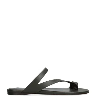 Khaite Leather Aimee Sandals