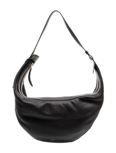Pre-owned Khaite Leather Augustina In Black