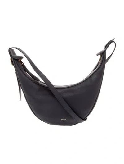 Pre-owned Khaite Leather Augustina Small W/ Tags In Black