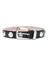 Khaite Belt With Studs In Black