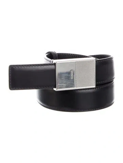 Pre-owned Khaite Leather Belt In Black