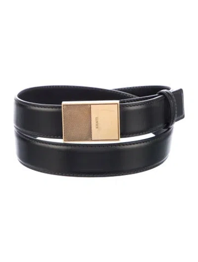 Pre-owned Khaite Leather Belt In Black