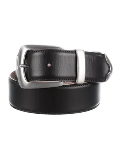 Pre-owned Khaite Leather Belt In Black