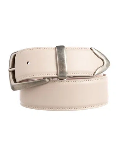 Pre-owned Khaite Leather Belt In Pink