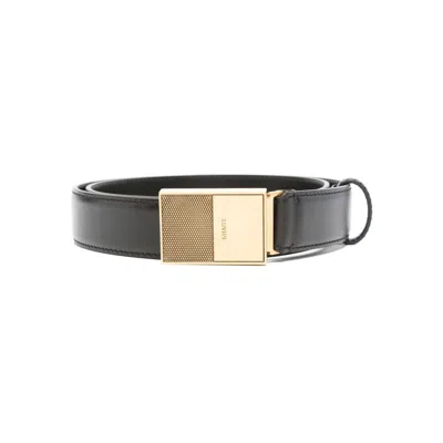Khaite Crocodile Embossed Belt In Black 200