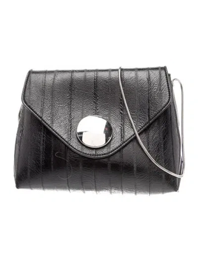 Pre-owned Khaite Leather Bobbi In Black