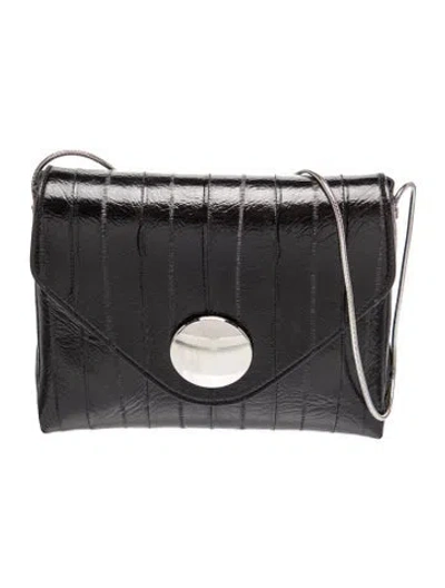 Pre-owned Khaite Leather Bobbi In Black