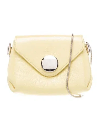 Pre-owned Khaite Leather Bobbi In Yellow