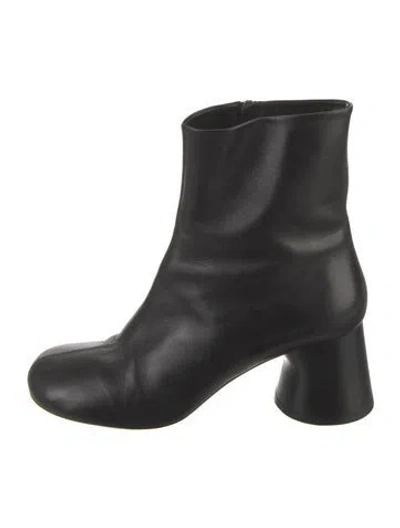 Pre-owned Khaite Leather Boots In Black