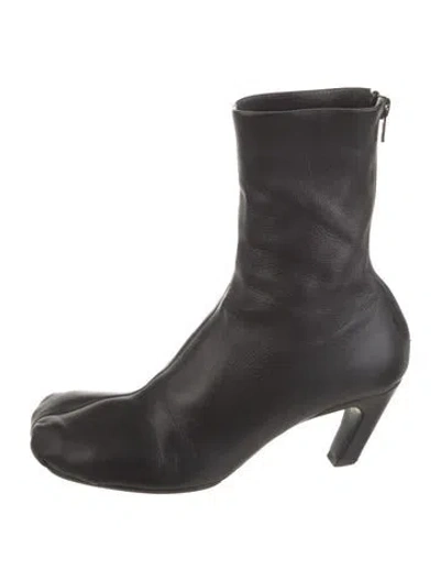 Pre-owned Khaite Leather Boots In Black