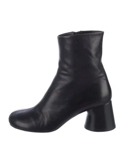 Pre-owned Khaite Leather Boots In Black