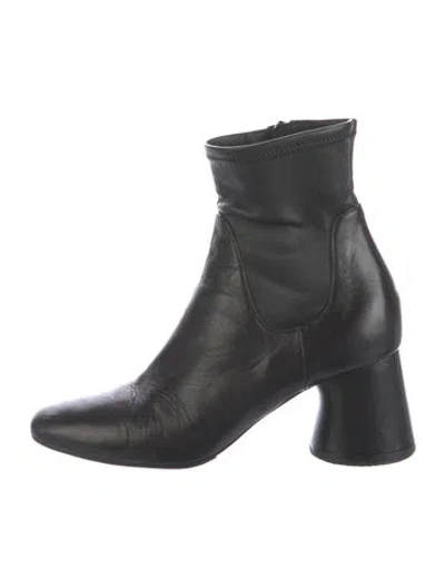 Pre-owned Khaite Leather Boots In Black