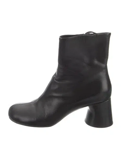 Pre-owned Khaite Leather Boots In Black