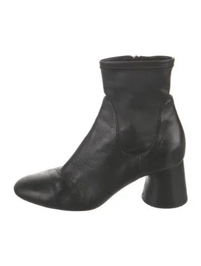 Pre-owned Khaite Leather Boots In Black