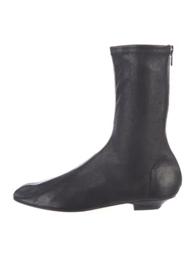 Pre-owned Khaite Leather Boots In Blue