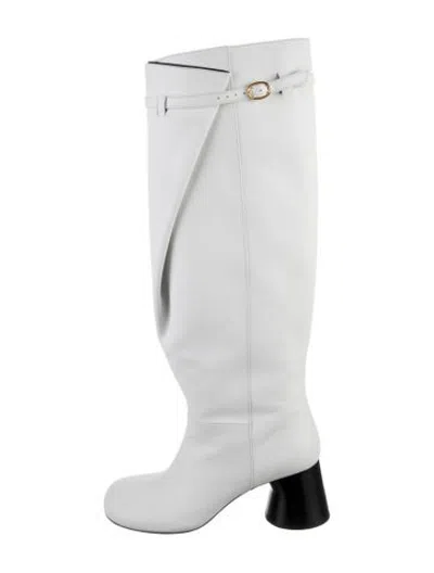 Pre-owned Khaite Leather Boots In White