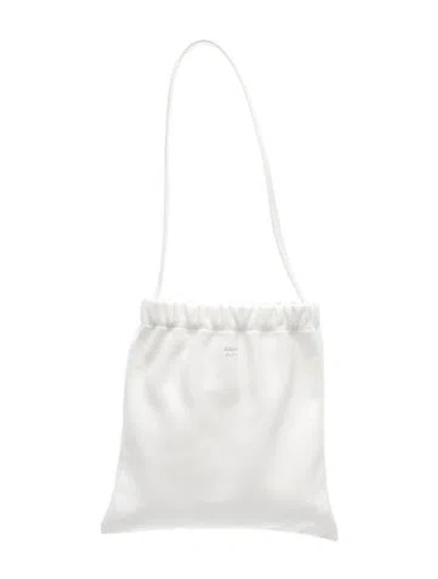 Pre-owned Khaite Leather Bucket Bag In White