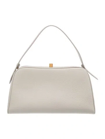 Pre-owned Khaite Leather Cate In Neutrals