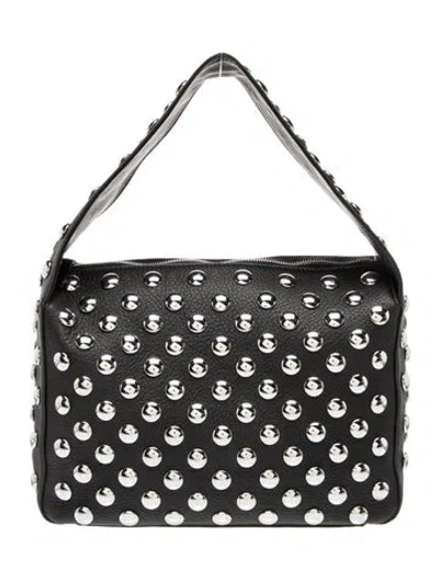 Pre-owned Khaite Leather Elena In Black