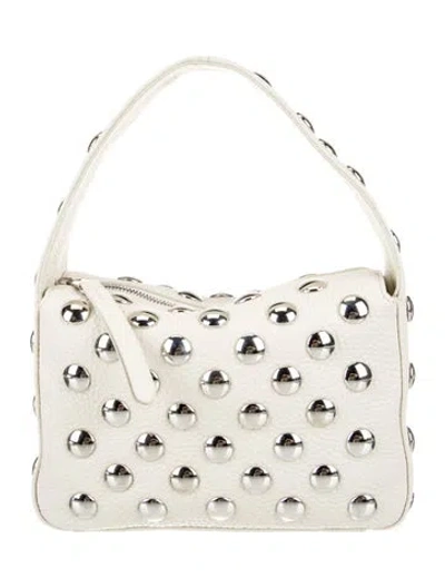 Pre-owned Khaite Leather Elena In Neutral