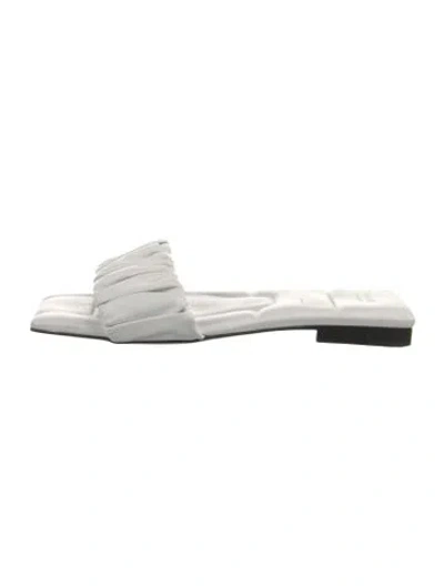 Pre-owned Khaite Leather Flats In White