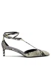 Khaite Mia Snake-effect Leather Kitten-heel Pumps