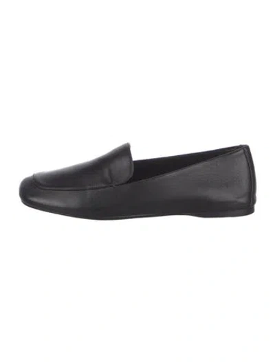 Pre-owned Khaite Leather Loafers In Black