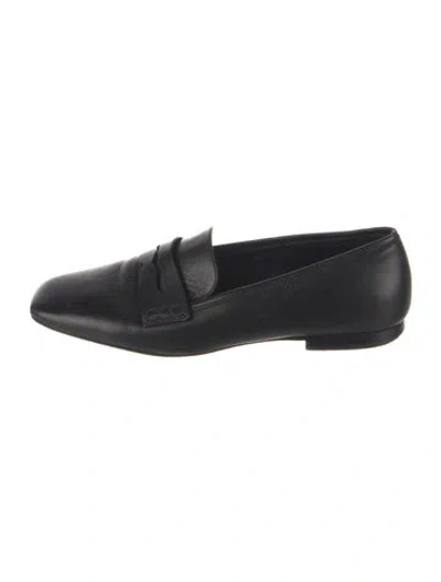 Pre-owned Khaite Leather Loafers In Blue