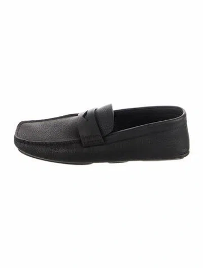 Pre-owned Khaite Leather Loafers In Blue