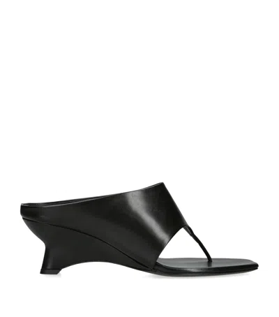 KHAITE KHAITE LEATHER MARLOW HEELED MULES 55