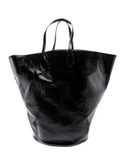 Pre-owned Khaite Leather Mega Sprout In Black