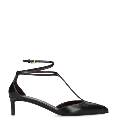 KHAITE LEATHER MIA PUMPS 45