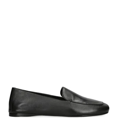 KHAITE LEATHER MONROE LOAFERS