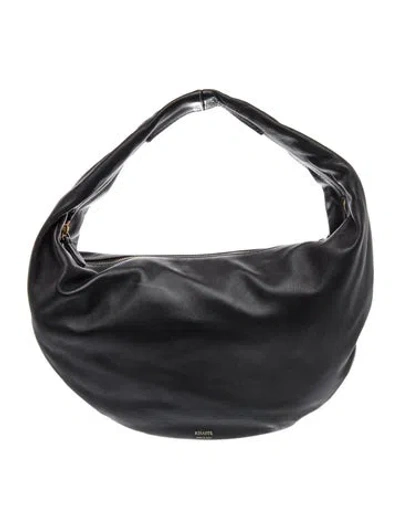 Pre-owned Khaite Leather Olivia Medium In Black