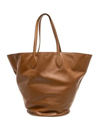 Pre-owned Khaite Leather Osa In Brown