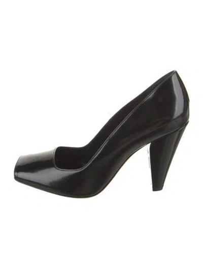 Pre-owned Khaite Leather Pumps In Black