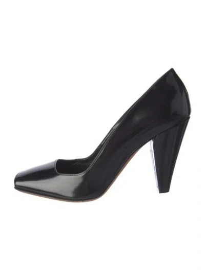 Pre-owned Khaite Leather Pumps In Black