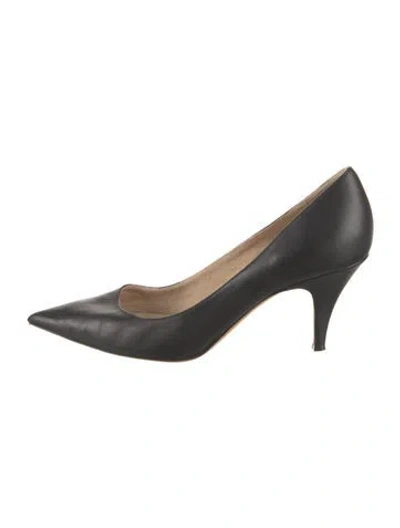 Pre-owned Khaite Leather Pumps In Black