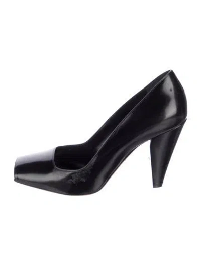 Pre-owned Khaite Leather Pumps In Black