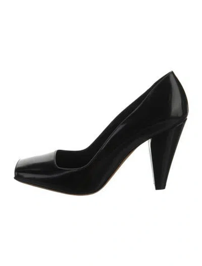 Pre-owned Khaite Leather Pumps In Black