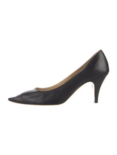 Pre-owned Khaite Leather Pumps In Blue