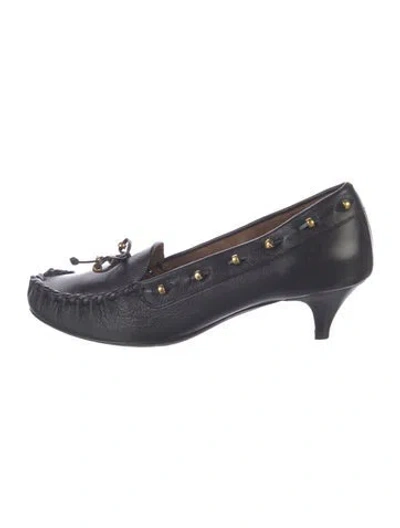 Pre-owned Khaite Leather Pumps In Blue