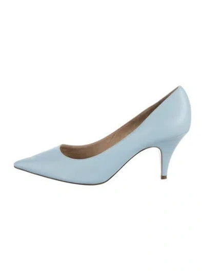 Pre-owned Khaite Leather Pumps In Blue
