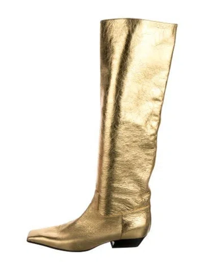 Pre-owned Khaite Leather Riding Boots
