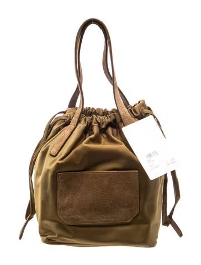 Pre-owned Khaite Leather Rory Medium In Green